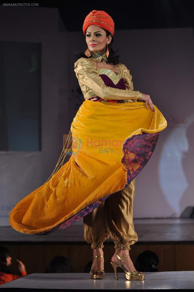 Aanchal Kumar at Sophia college fashion show in Mumbai on 17th Feb 2012