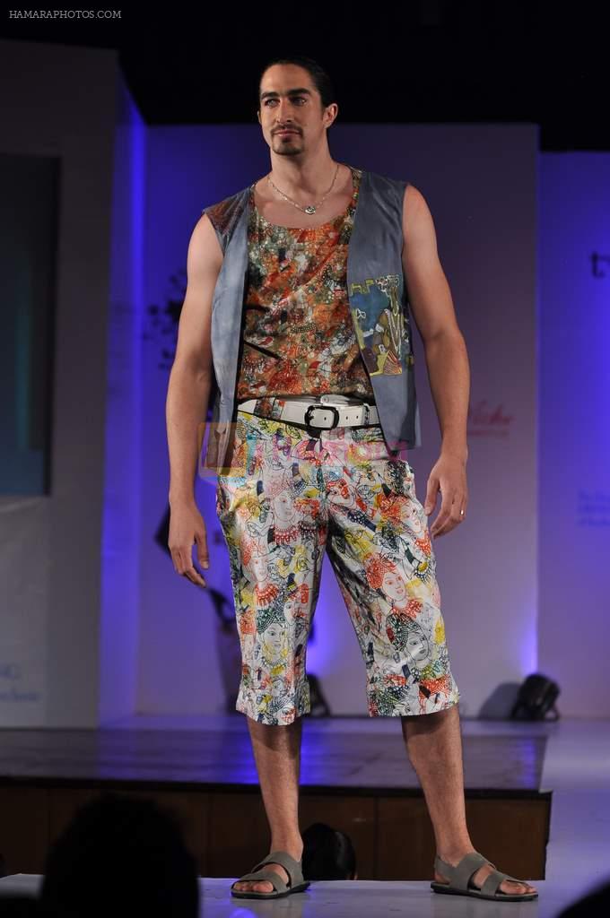 Adam Bedi at Sophia college fashion show in Mumbai on 17th Feb 2012
