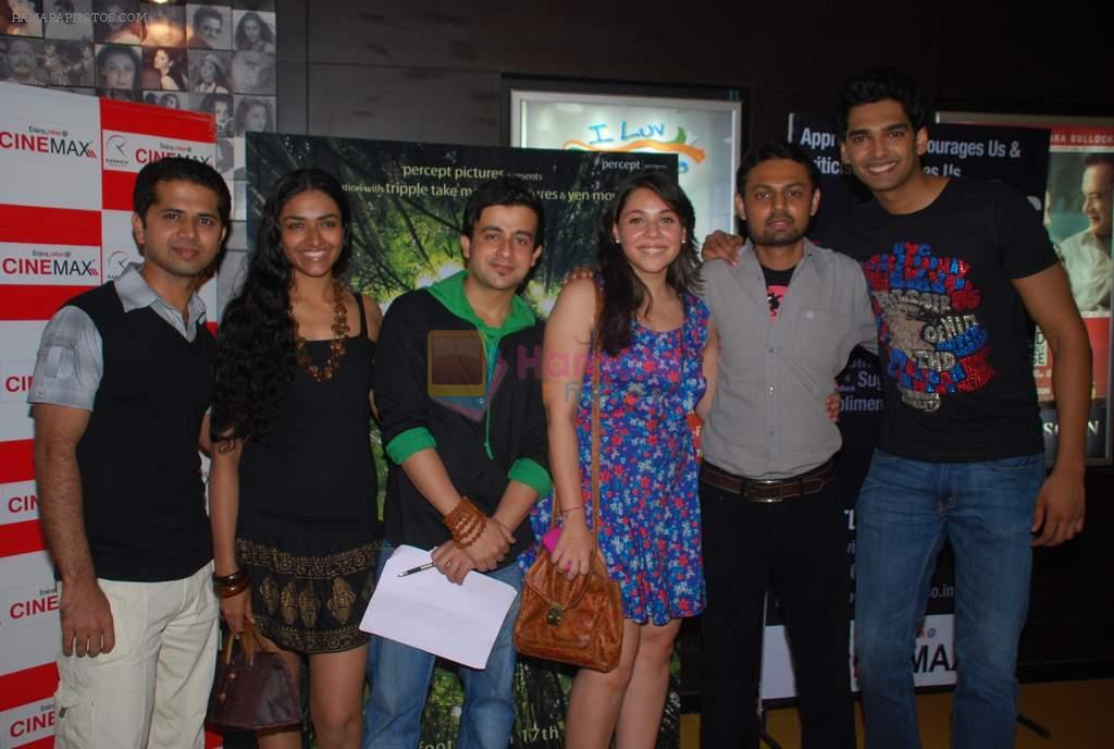 Allyson Patel, Sonam Mukherjee, Maanvi Gagroo, Yash Dave at Percept film screening in Cinemax on 22nd Feb 2012