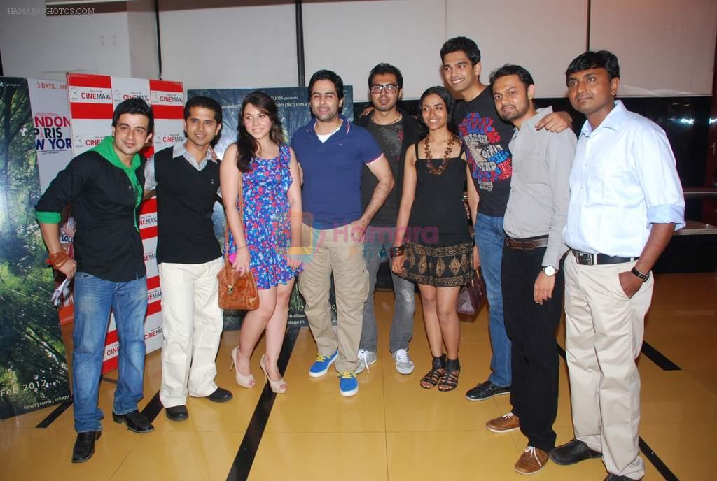 Allyson Patel, Yash Dave, Sonam Mukherjee, Maanvi Gagroo, Aman Verma at Percept film screening in Cinemax on 22nd Feb 2012