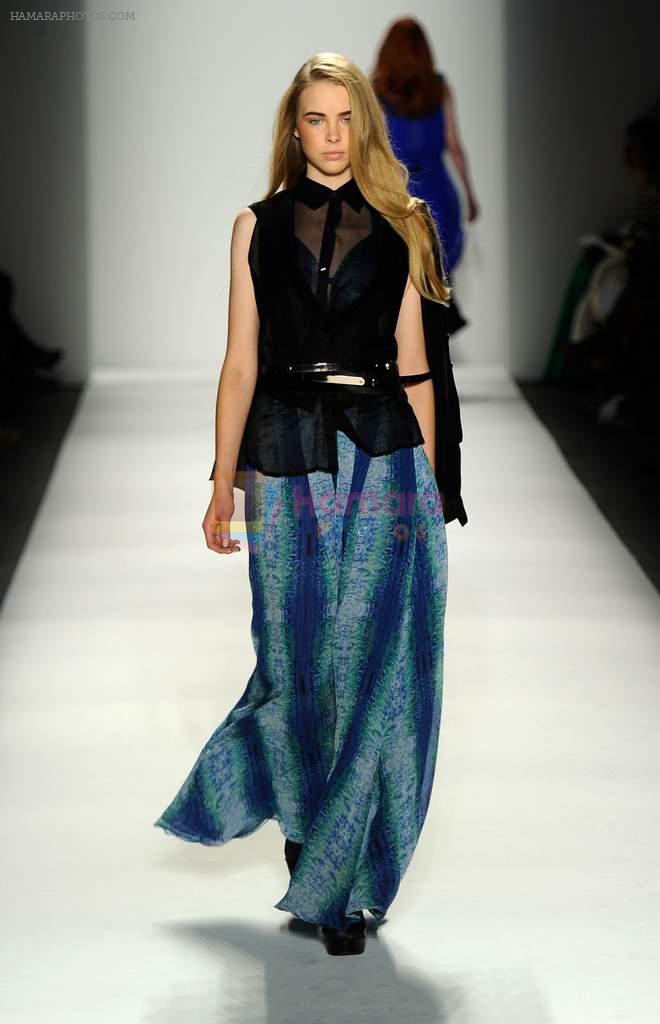 at Mercedes Benz NY Fashion Week in Lincoln Center's Damrosch Park on 12th Feb 2012