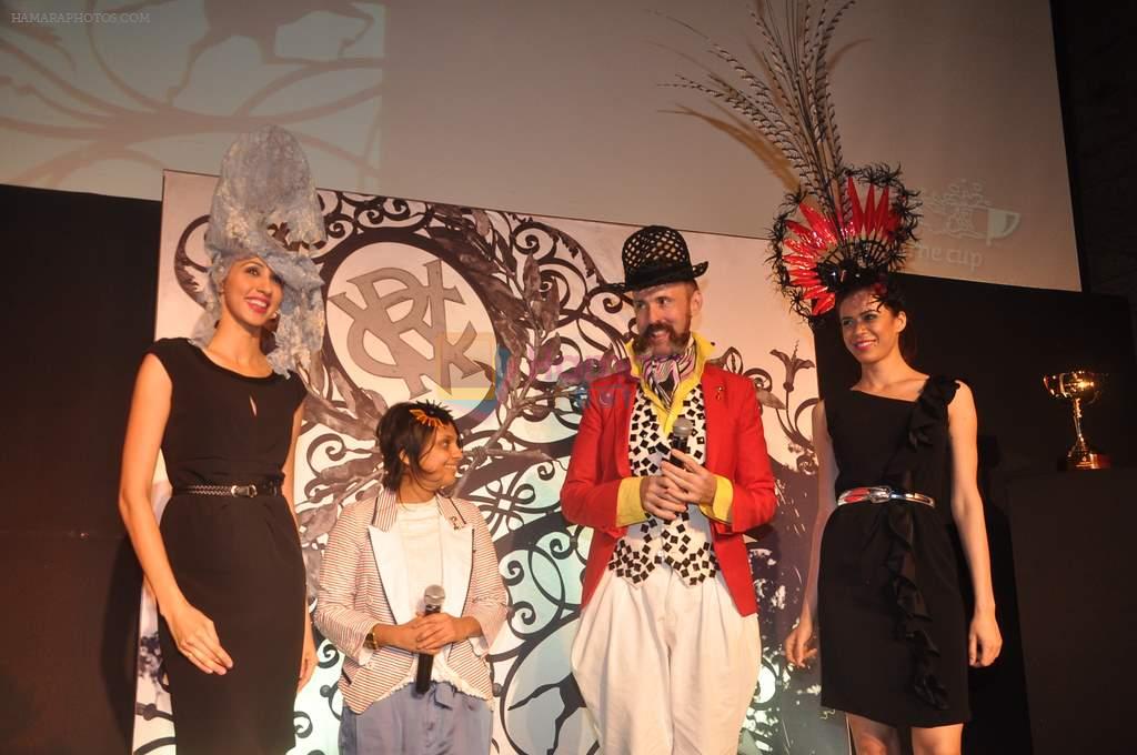 Sucheta Sharma, Alecia Raut at Little Shilpa showcases her collection at Melbourne Cup debut in Grand Hyatt, Mumbai on 24th Feb 2012