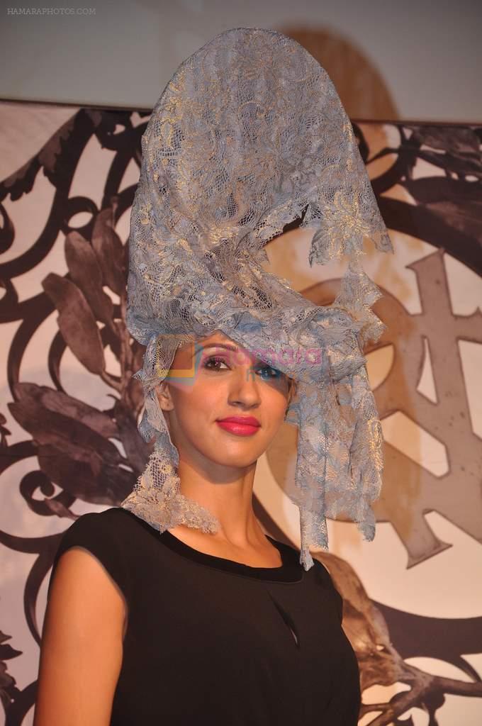 Alecia Raut at Little Shilpa showcases her collection at Melbourne Cup debut in Grand Hyatt, Mumbai on 24th Feb 2012