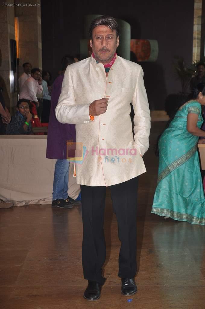 Jackie Shroff at Honey Bhagnani wedding in Mumbai on 27th Feb 2012