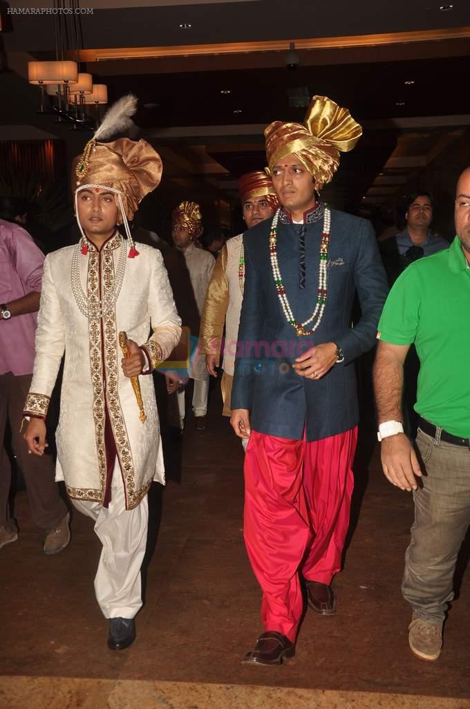 Ritesh Deshmukh at Honey Bhagnani wedding in Mumbai on 27th Feb 2012
