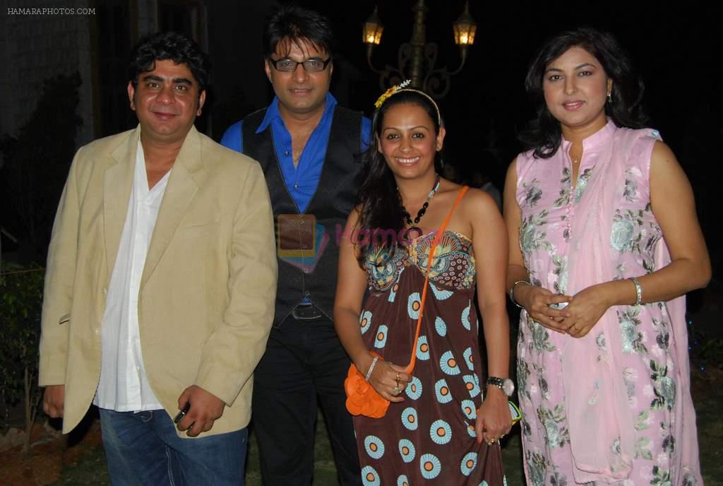 Rajan Shahi-Naveen Saini,Ashita Dhawan,Priyanka Saini at Rajan Shahi's get together for new show Amrit Manthan in Filmcity, Mumbai on 27th Feb 2012