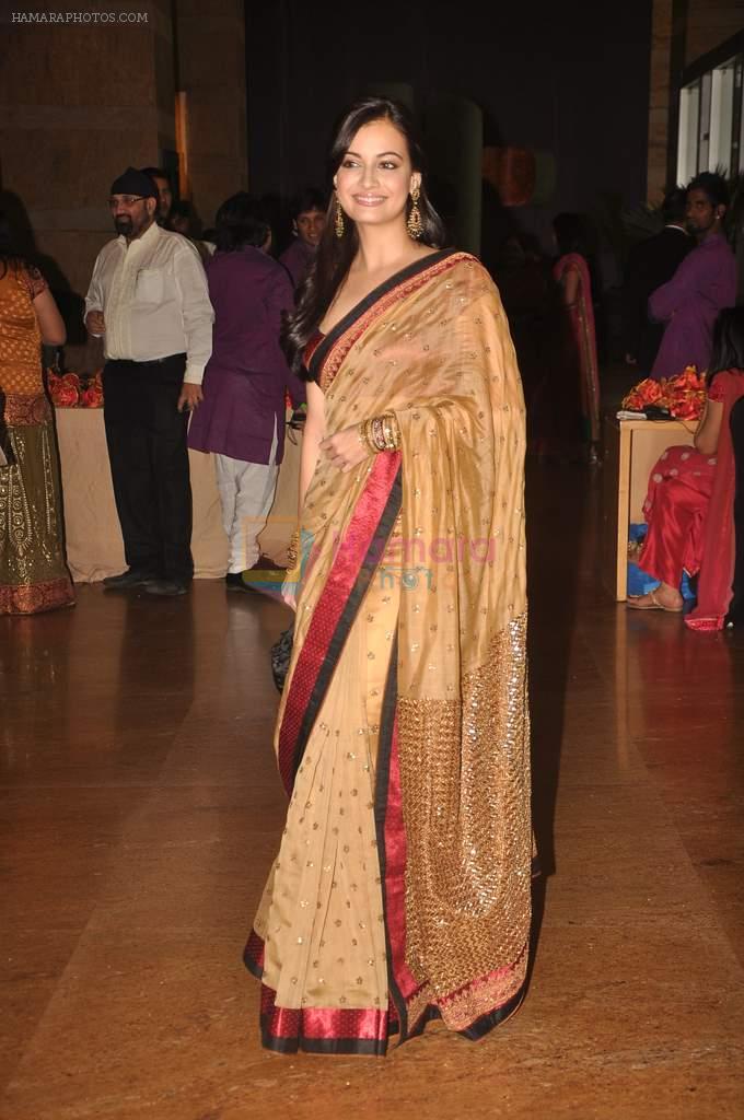 Dia Mirza at Honey Bhagnani wedding in Mumbai on 27th Feb 2012