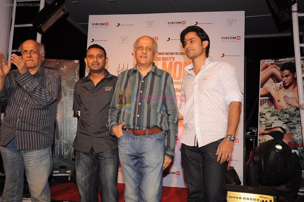 Mukesh Bhatt, Mahesh Bhatt, Kunal Kemu at the Music Launch of Blood Money in Gateway of India, Mumbai on 27th Feb 2012