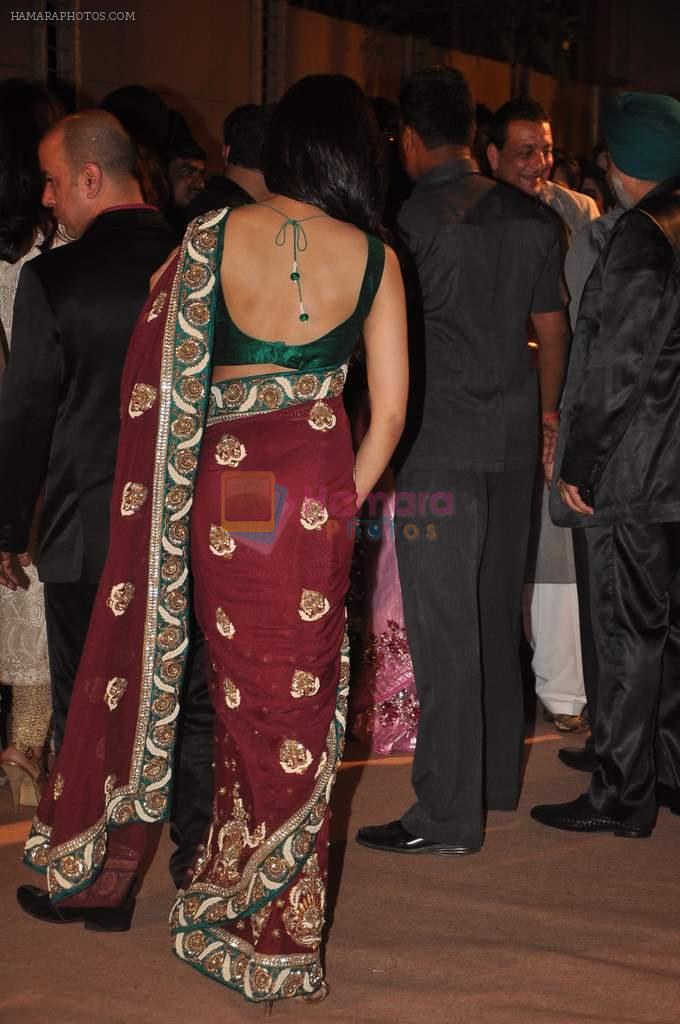 Shamita Shetty at the Honey Bhagnani wedding reception on 28th Feb 2012