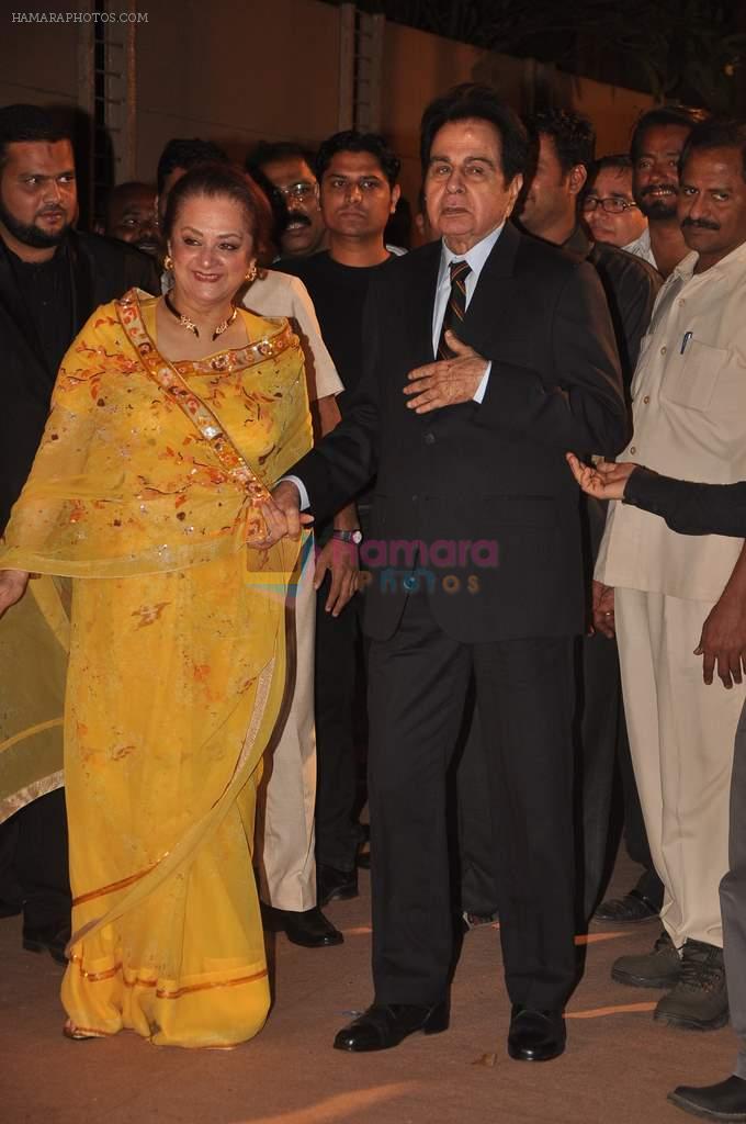 Dilip Kumar, Saira Banu at the Honey Bhagnani wedding reception on 28th Feb 2012