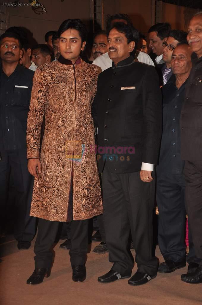 Vilasrao Deshmukh at the Honey Bhagnani wedding reception on 28th Feb 2012