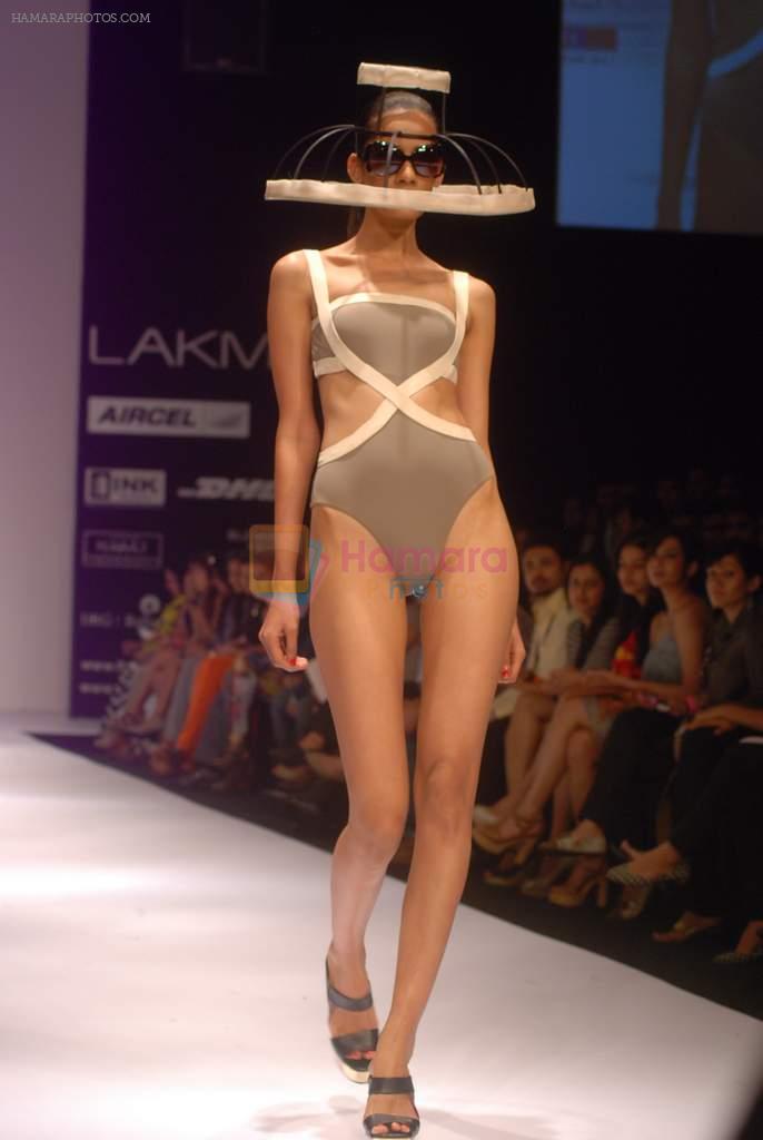 Model walk the ramp for Masaba Shivan Naresh Show at lakme fashion week 2012 on 2nd March 2012