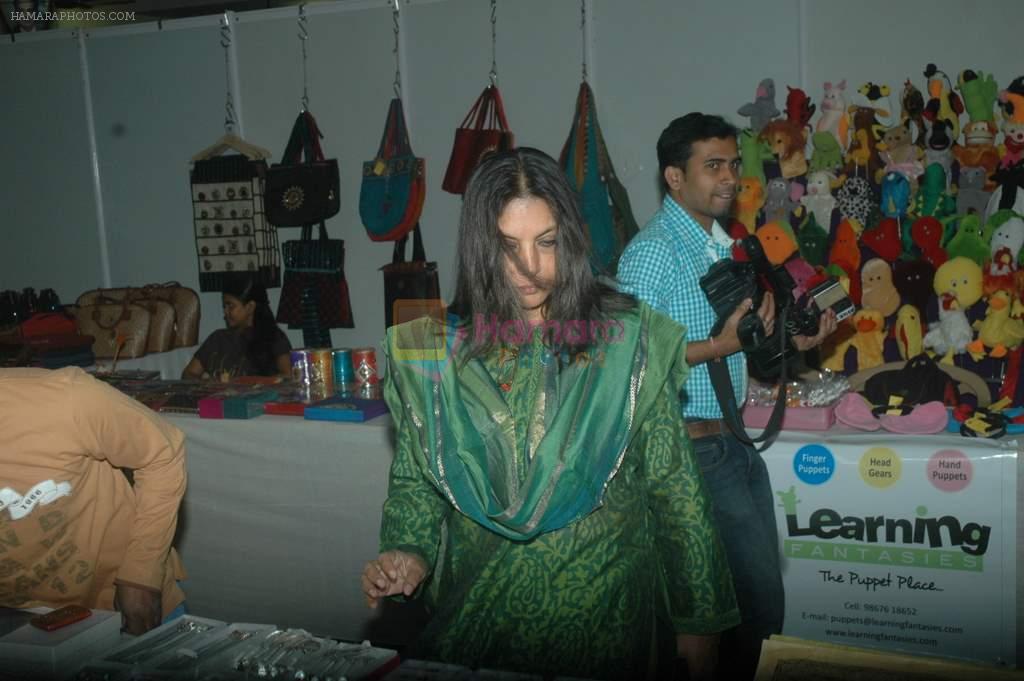 Shabana Azmi at Craft exhibition in Kaifi Azmi park on 1st March 2012