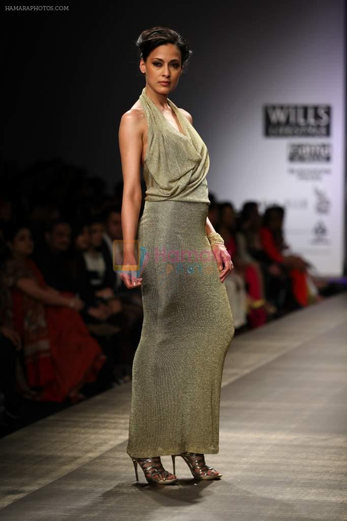 Model walks the ramp for Shantanu and Nikhil at Wills Lifestyle India Fashion Week Autumn Winter 2012 Day 1 on 15th Feb 2012