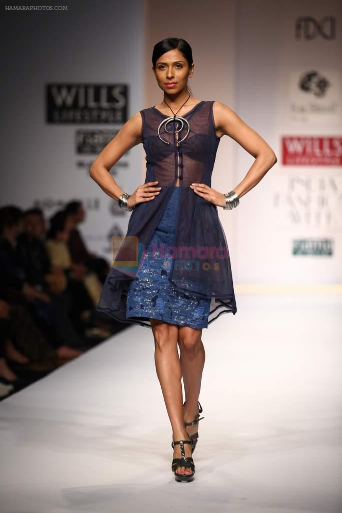 Model walks the ramp for Raj Shroff, Rehane at Wills Lifestyle India Fashion Week Autumn Winter 2012 Day 5 on 19th Feb 2012