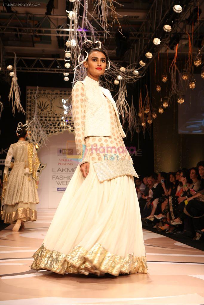 Model walk the ramp for Vikram Phadnis Show at lakme fashion week 2012 on 2nd March 2012