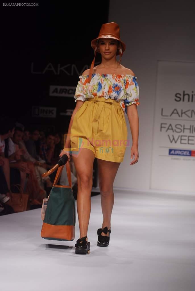 Model walk the ramp for Shift by Nimisha Shah Show at lakme fashion week 2012 Day 2 in Grand Hyatt, Mumbai on 3rd March 2012