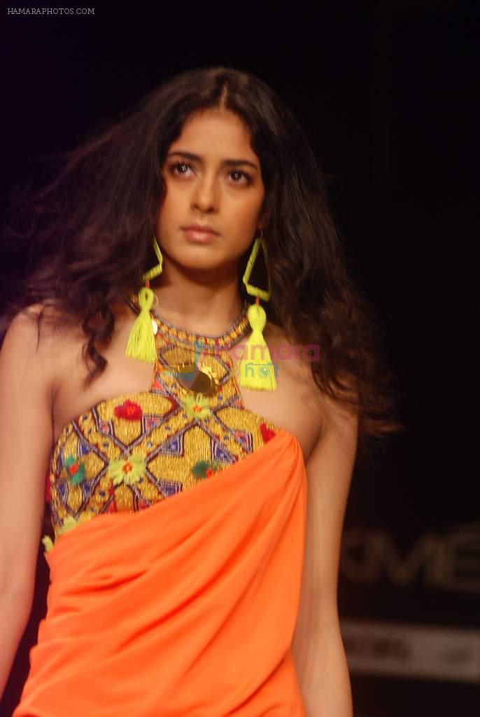 Model walk the ramp for Pia Pauro Show at lakme fashion week 2012 Day 2 in Grand Hyatt, Mumbai on 3rd March 2012