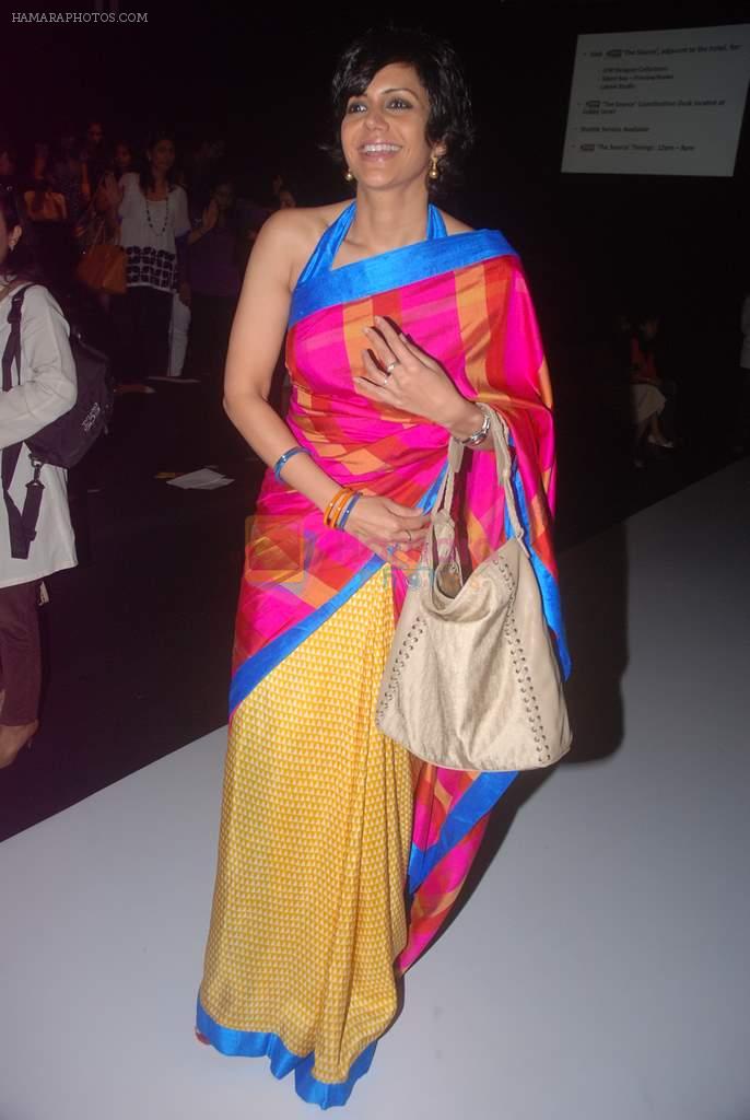Mandira Bedi at Day 1 of lakme fashion week 2012 in Grand Hyatt, Mumbai on 2nd March 2012