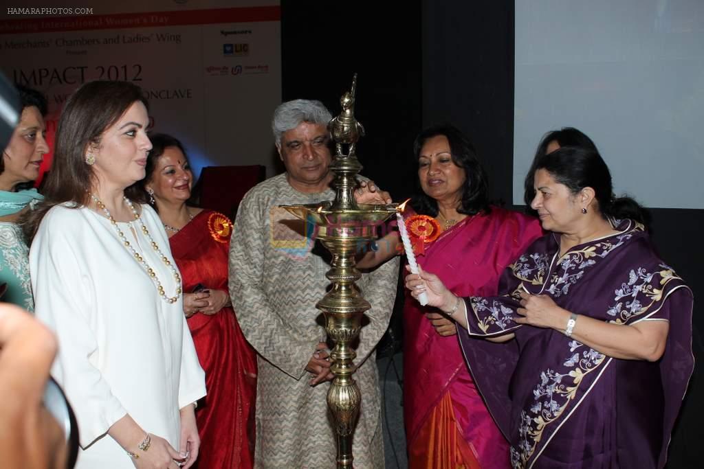 Nita Ambani at IMC Ladies wing International Women's Day conference in Trident, Mumbai on 3rd March 2012