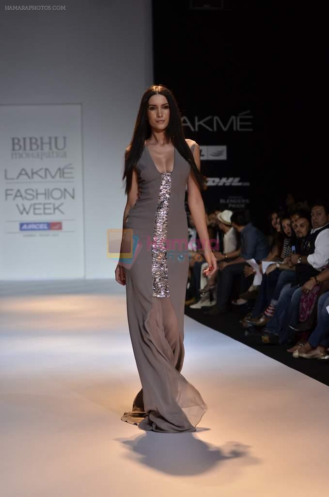Model walk the ramp for Bhibhu Mohapatra Show at lakme fashion week 2012 Day 2 in Grand Hyatt, Mumbai on 3rd March 2012