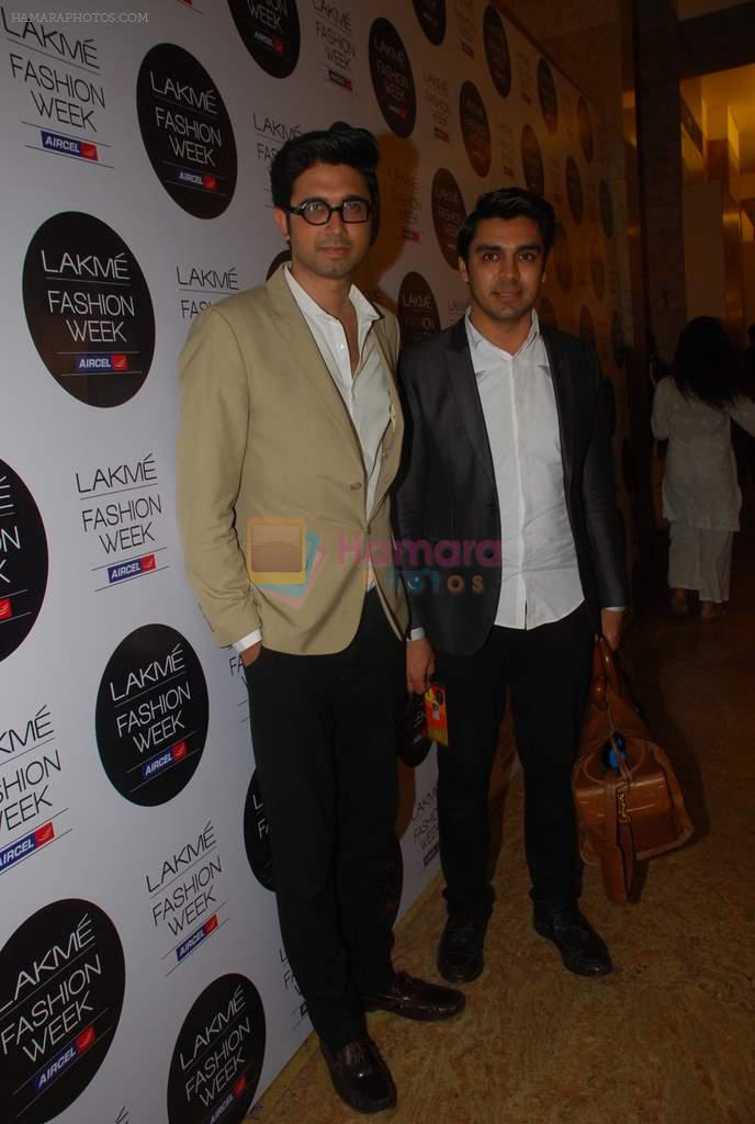 at Day 2 of lakme fashion week 2012 in Grand Hyatt, Mumbai on 3rd March 2012