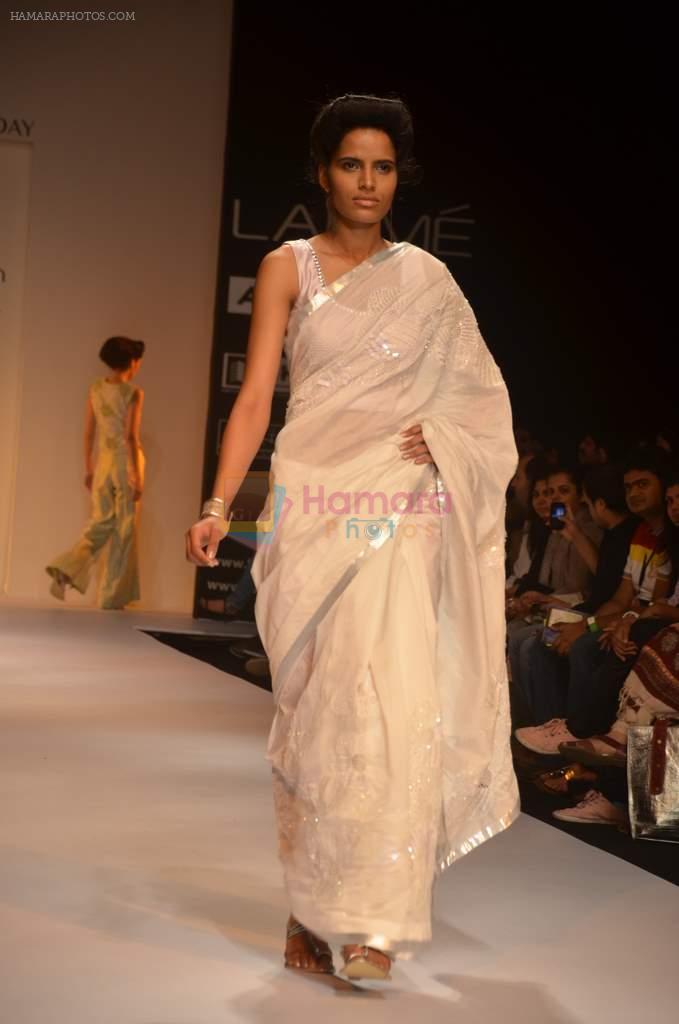 Model walk the ramp for Debarun Show at lakme fashion week 2012 Day 3 in Grand Hyatt, Mumbai on 4th March 2012