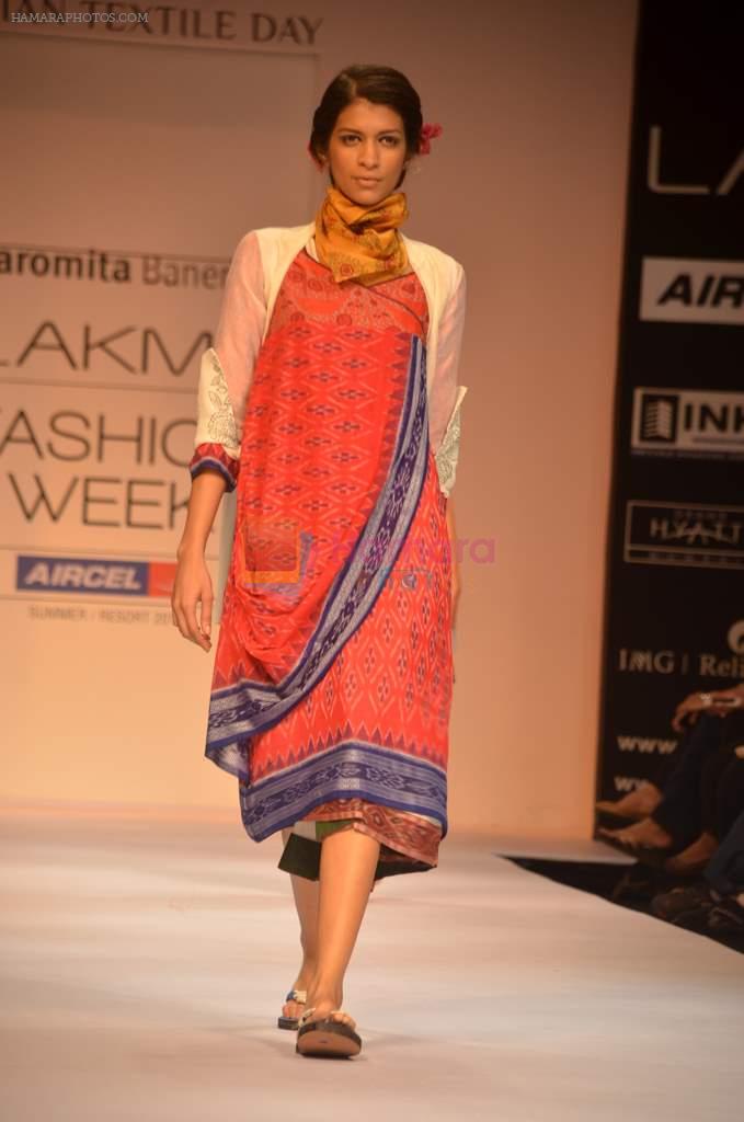 Model walk the ramp for Paromita Banerjee Show at lakme fashion week 2012 Day 3 in Grand Hyatt, Mumbai on 4th March 2012