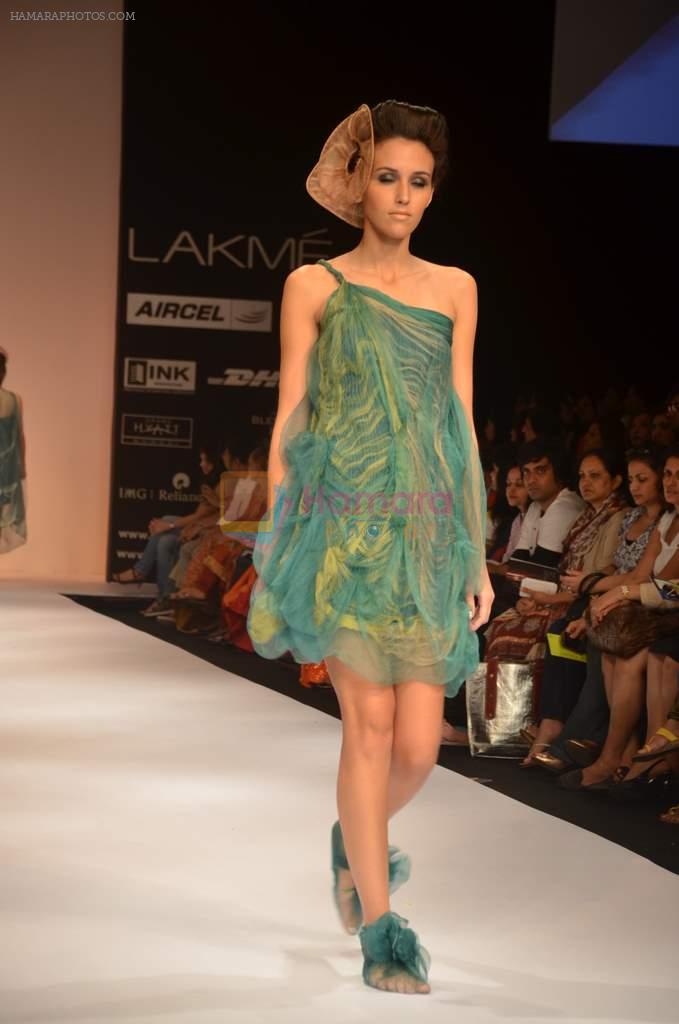 Model walk the ramp for Farah and Firdos Show at lakme fashion week 2012 Day 3 in Grand Hyatt, Mumbai on 4th March 2012
