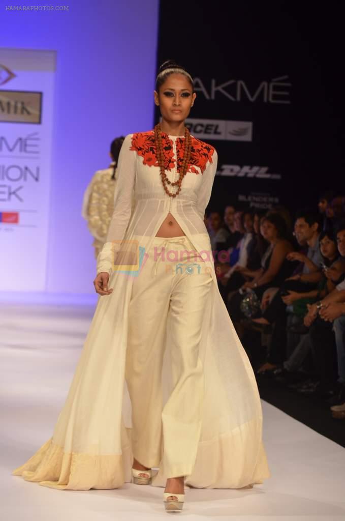 Model walk the ramp for Karmik Show at lakme fashion week 2012 Day 4 in Grand Hyatt, Mumbai on 5th March 2012