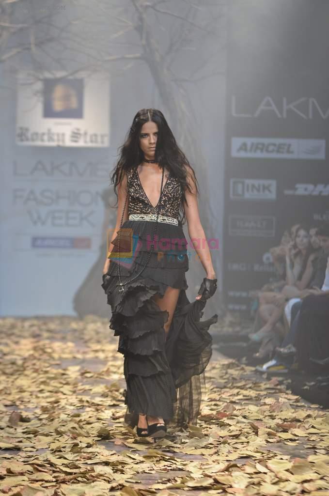 Model walk the ramp for Rocky S Show at lakme fashion week 2012 Day 5 in Grand Hyatt, Mumbai on 6th March 2012