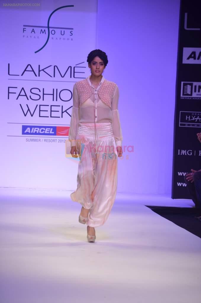 Model walk the ramp for Payal Kapoor Show at lakme fashion week 2012 Day 5 in Grand Hyatt, Mumbai on 6th March 2012