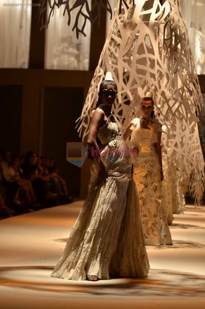 Model walk the ramp for Rohit Bal Show at lakme fashion week 2012 Day 5 in Grand Hyatt, Mumbai on 6th March 2012