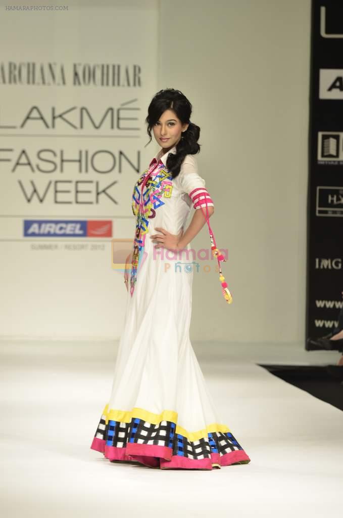 Amrita Rao walk the ramp for Archana Kocchar Show at lakme fashion week 2012 Day 5 in Grand Hyatt, Mumbai on 6th March 2012