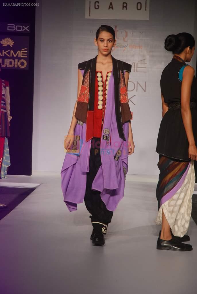 Model walk the ramp for Talent Box Garo Show at lakme fashion week 2012 Day 5 in Grand Hyatt, Mumbai on 6th March 2012