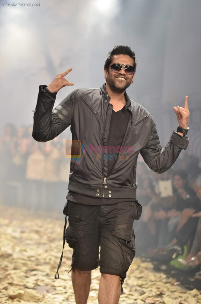 Rocky S walk the ramp for Rocky S Show at lakme fashion week 2012 Day 5 in Grand Hyatt, Mumbai on 6th March 2012