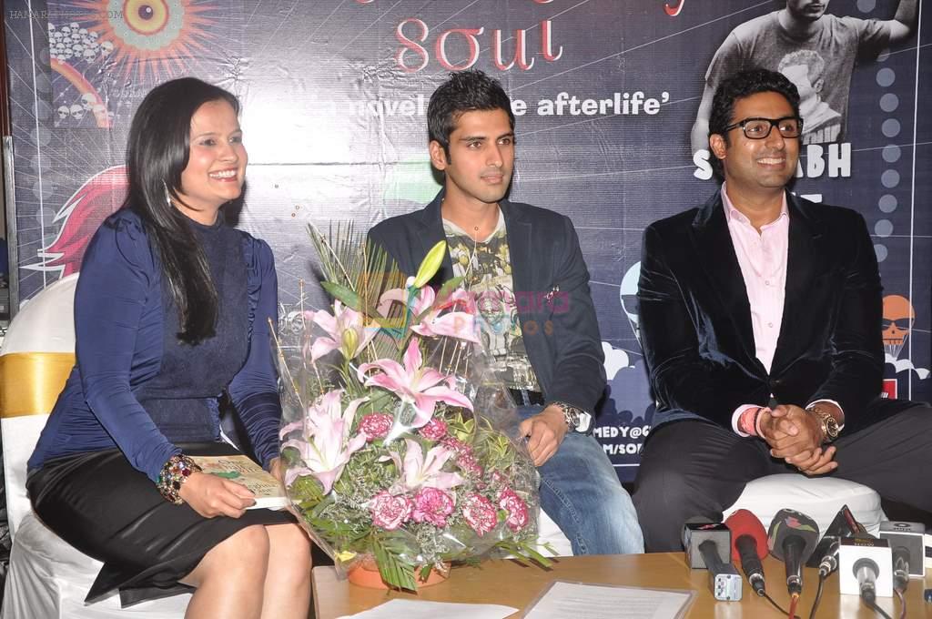 Abhishek Bachchan, Sammir Dattani at the book Reading Event in Mumbai on 9th March 2012