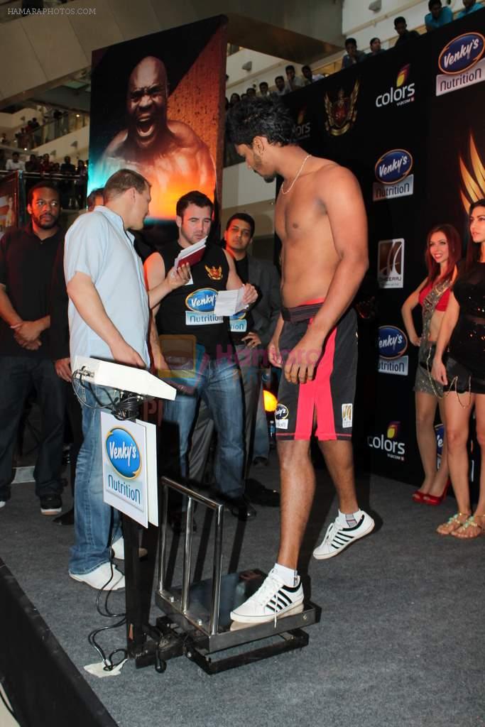 at super fight league event in Mumbai on 10th March 2012