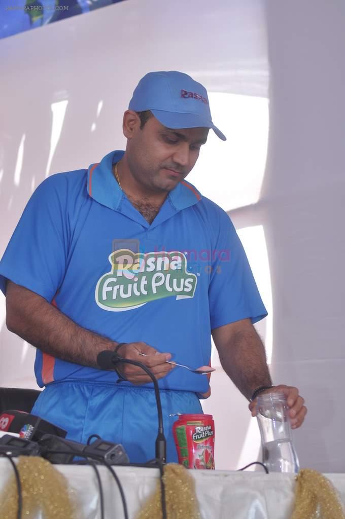 Virender Sehwag launches rasna in Mumbai on 10th March 2012