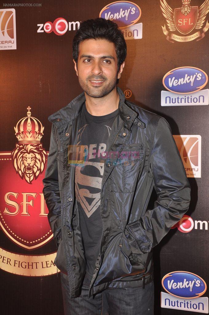 Harman Baweja at Super Fight League post party in Royalty, Bandra, Mumbai on 12th March 2012