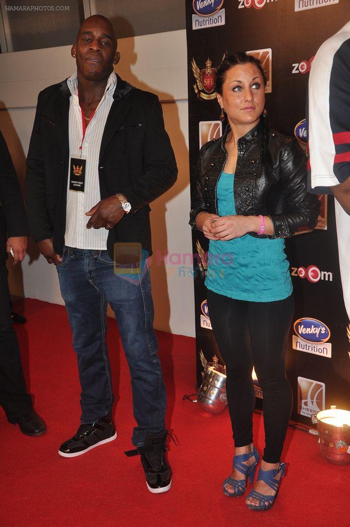 at Super Fight League post party in Royalty, Bandra, Mumbai on 12th March 2012
