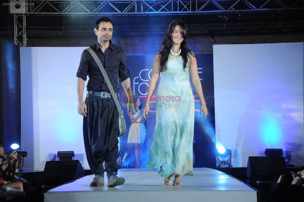 Shraddha Nigam at the Couture for Cause Fashion Show in ITC Maratha on 13th March 2012