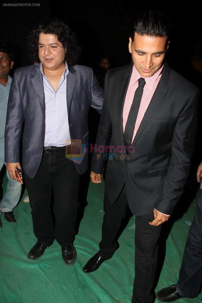 Akshay Kumar, Sajid Khan at The Global Indian Film & Television Honors 2012 in Mumbai on 15th March 2012