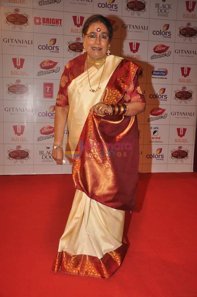 Usha Uthup at The Global Indian Film & Television Honors 2012 in Mumbai on 15th March 2012