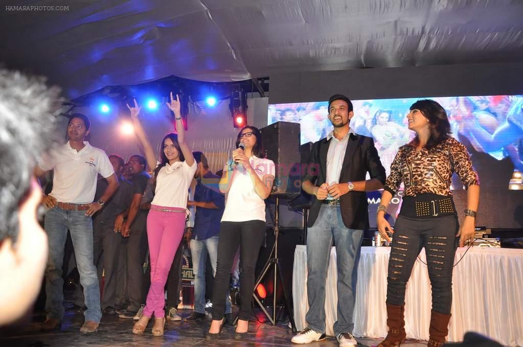 Shazahn Padamsee, Shreyas Talpade, Zarine Khan at DJ Sanghvi college fest in Juhu, Mumbai on 16th March 2012