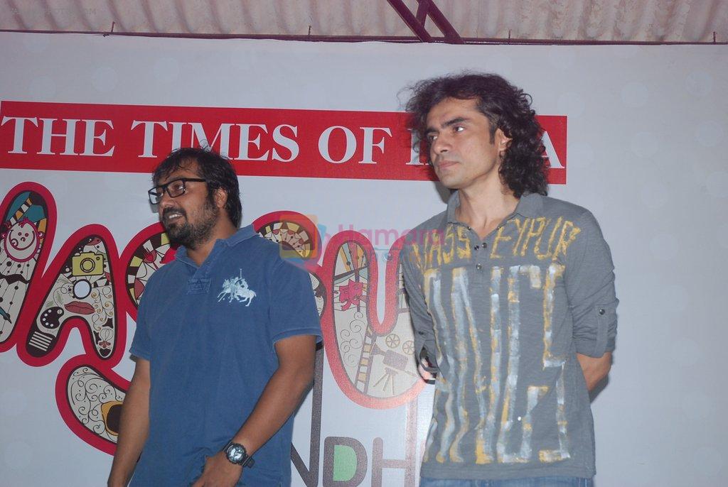 Imtiaz Ali and Anurag Kashyap at Wassup Andheri fest in Mumbai on 16th March 2012