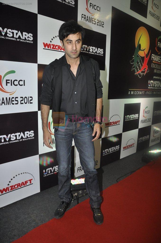 Ranbir Kapoor at Ficci-Frames awards nite in Renaissance, Mumbai on 16th March 2012