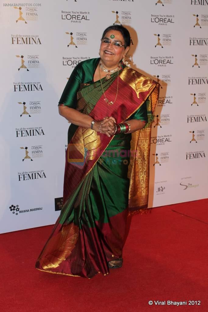 Usha Uthup at Loreal Femina Women Awards in Mumbai on 22nd March 2012