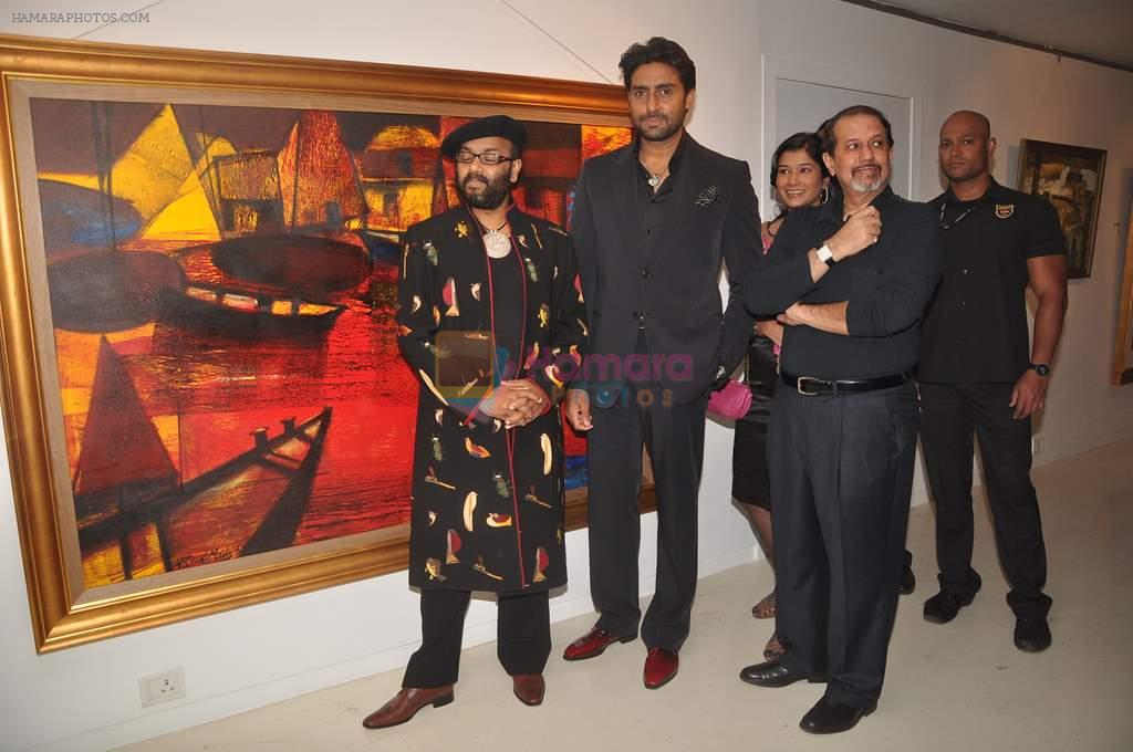 Abhishek Bachchan at Paresh Maity art event in ICIA on 22nd March 2012