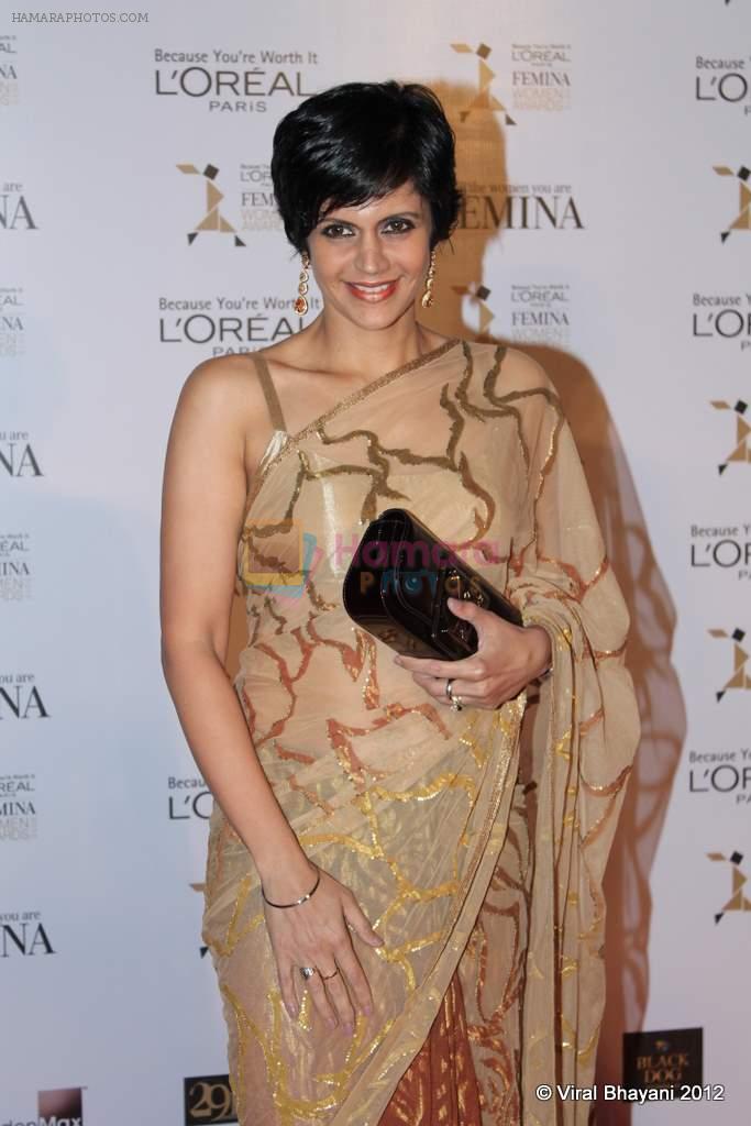 Mandira Bedi at Loreal Femina Women Awards in Mumbai on 22nd March 2012